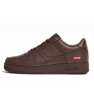 Nike Air Force 1 Supreme Mini Box Logo Brown