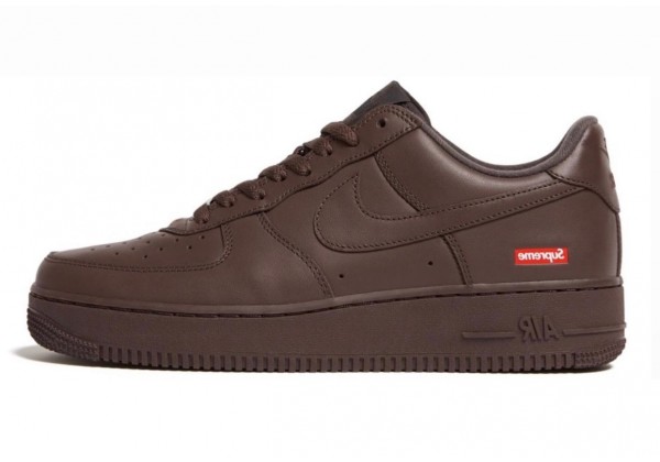 Nike Air Force 1 Supreme Mini Box Logo Brown