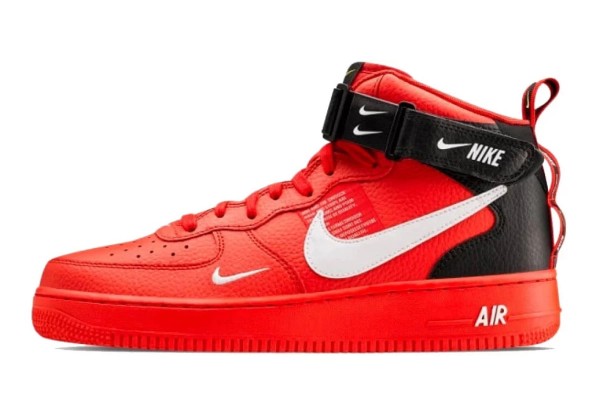 Nike Air Force 1 '07 LV8 Mid Utility Red/Black
