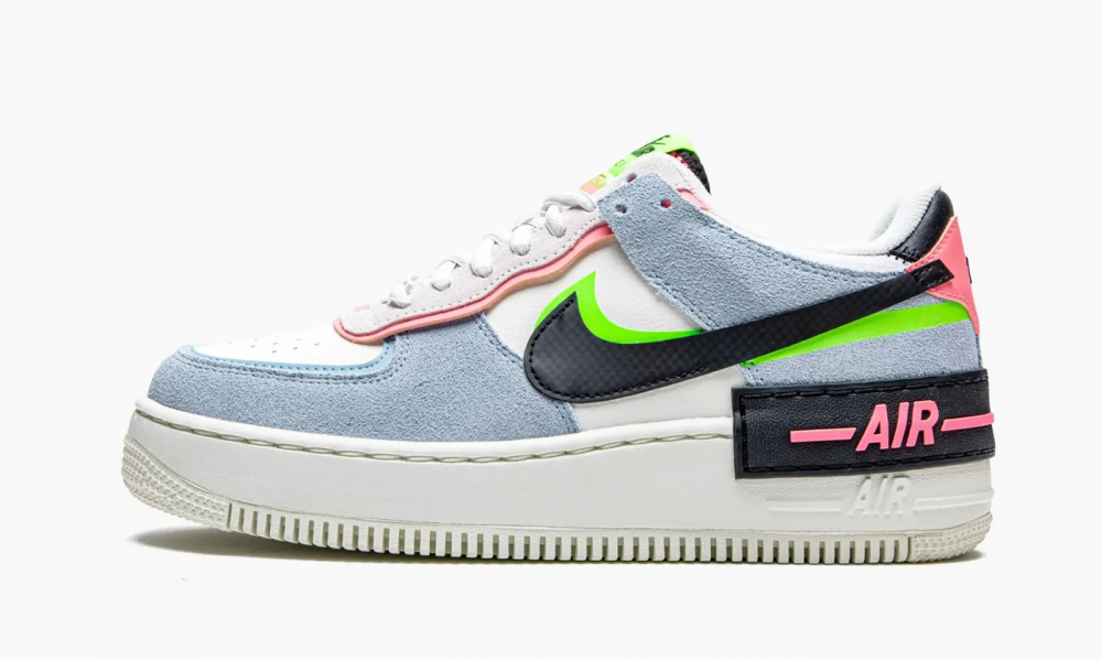 Nike Air Force 1 Shadow. Air Force 1 Low Shadow Wmns “Sail barely Green”. Dunk Low Wmns "Sunset Pulse".