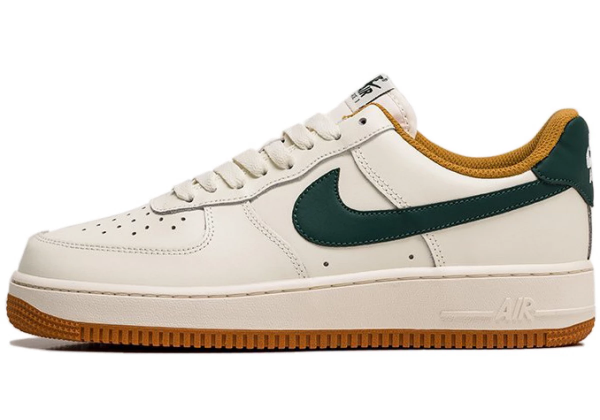 Кроссовки Nike Air Force 1 Low White Green Brown