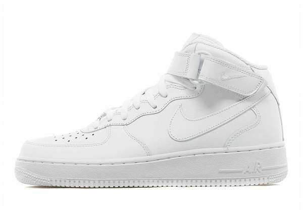Nike Air Force 1 High White  с мехом