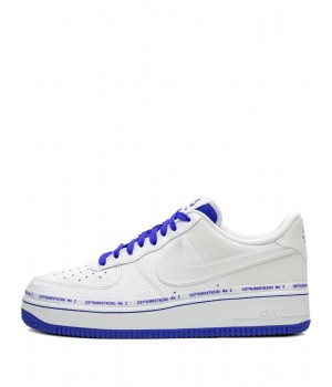 Кроссовки Nike Air Force 1 бело-синие