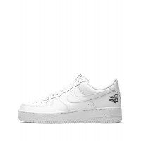 Кроссовки Nike Air Force 1 с надписью белые