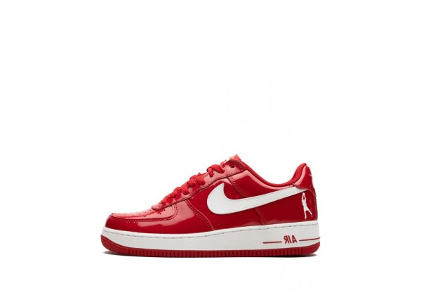 Кроссовки Nike Air Force 1 лаковые красные