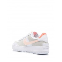 Кроссовки Nike Air Force 1 бело-бежево-розовые