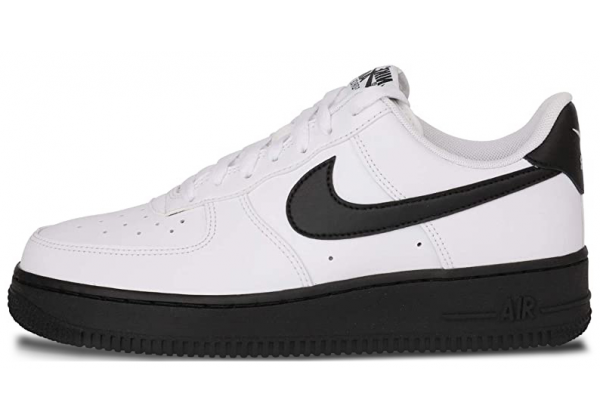 Nike Air Force 1 Low White Black с мехом