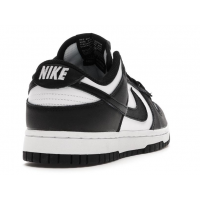 Nike Air Force 1 SB Dunk Low Black/White с мехом