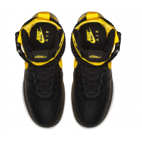 Nike Air Force 1 SF Mid черно-желтые