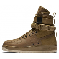Nike Air Force 1 SF High коричневые