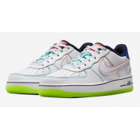 Nike Air Force 1 Low outside the lines GS белые