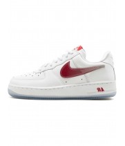 Кроссовки Nike Air Force Retro белые с красным