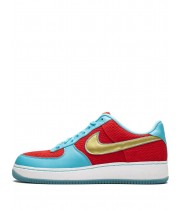 Кроссовки Nike Air Force 1 красно-голубые
