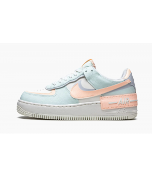 Кроссовки Nike Air Force мятно-персиковые
