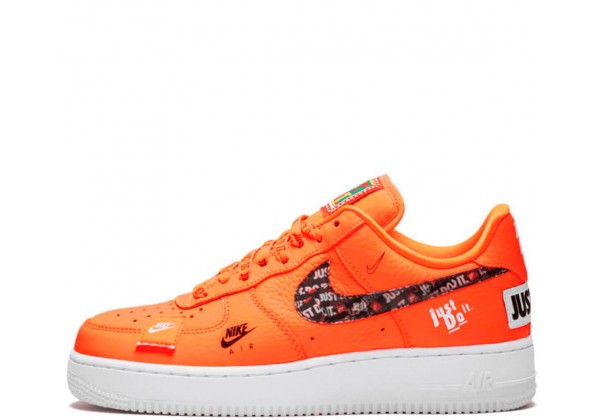 Кроссовки Nike Air Force 1 '07 Premium оранжевые
