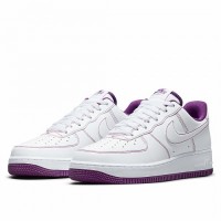 Кроссовки Nike Air Force 1 белые с розовым