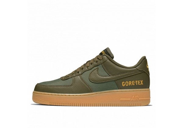 Кроссовки Nike Air Force 1 Gore-tex зеленые