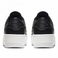 Кроссовки Nike Air Force 1 Sage черные с белым