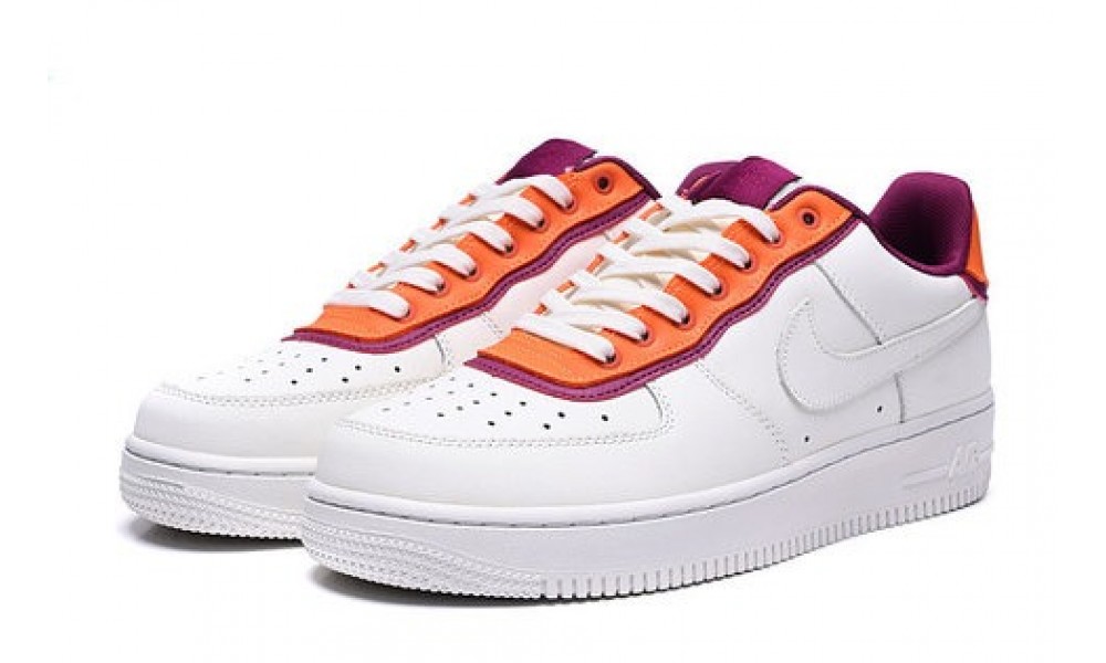 Nike force 1 low white. Nike Air Force 1 White Orange. Air Force 1 Low Orange. Nike Air Force бело оранжевые. Air Force 1 Purple.