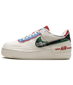 Nike Air Force 1 Shadow Multi-Material Classic серые