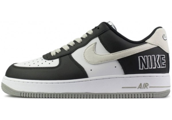 Nike Air Force 1 Low Logo Grey Black