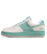 Nike Air Force 1 Low x Tiffany светло-серые с мятным женские