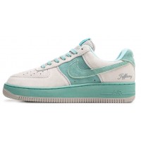 Nike Air Force 1 Low x Tiffany светло-серые с мятным женские