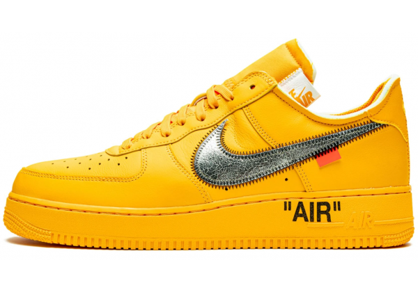 Nike Air Force 1 x Off White University Gold