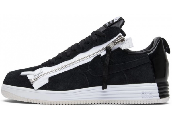 Кроссовки Acronym x Nike Lunar Force 1 SP Zip Black White