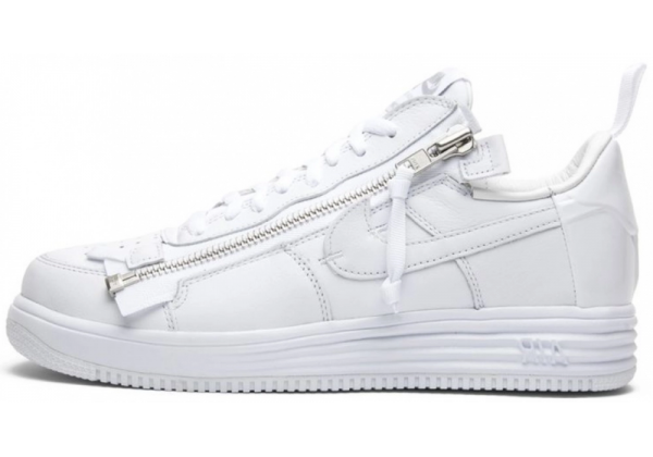Кроссовки Acronym x Nike Lunar Force 1 SP Zip AF100 Total White