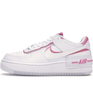 Кроссовки Nike Air Force бело-розовые