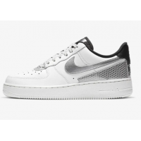 Кроссовки Nike Air Force 1 '07 белые с серым 
