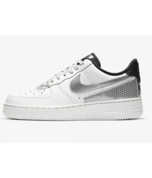 Кроссовки Nike Air Force 1 '07 белые с серым 