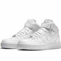 Кроссовки Nike Air Force 1 высокие белые