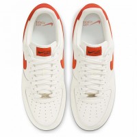 Кроссовки Nike Air Force 1 Craft бело-оранжевые
