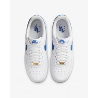 Кроссовки Nike Air Force 1 белые с синим