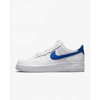 Кроссовки Nike Air Force 1 белые с синим