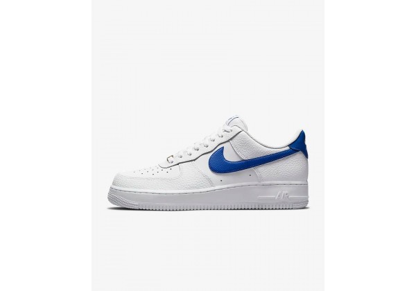 Кроссовки Nike Air Force 1 белые с синим