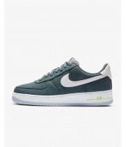  Кроссовки Nike Air Force 1 замшевые темно-зеленые