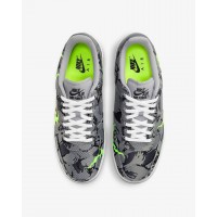 Кроссовки Nike Air Force 1 LX серые с принтом