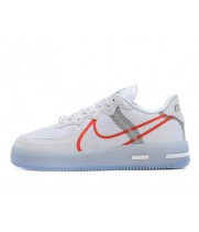 Кроссовки Nike Air Force 1 Retro бело-красно-серые