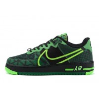Nike Air Force 1 зелено-черные