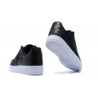 Nike Air Force 1 черные с белым