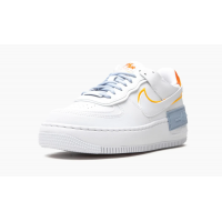 Кроссовки Nike Air Force бело-оранжевые