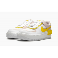 Кроссовки Nike Air Force бело-желтые