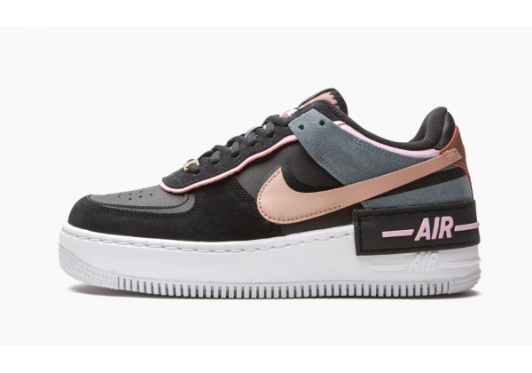 Кроссовки Nike Air Force бежево-черные